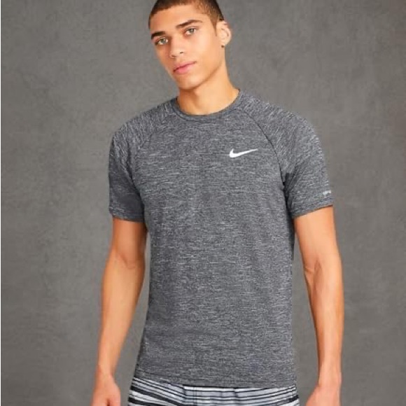 Nike Other - Men's Nike Dri-FIT UPF 40+ Hydroguard
Short Sleeve Swim Tee in grey heather.